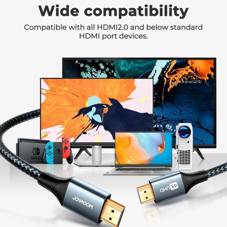 Joyroom Sy 20h1 4k 60hz Hdmi To Hdmi Adapter Cable 200cm (4)