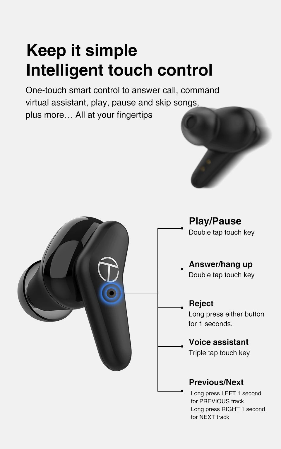Trn Am1 Tws Dynamic Earbuds Bluetooth 5 0 (4)