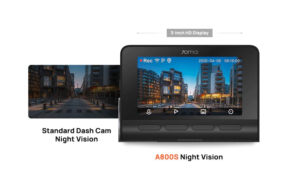 Xiaomi 70mai A800s 4k Dash Camera Ultra Hd Uhd 70mai Rear Camera Rc06 (4)