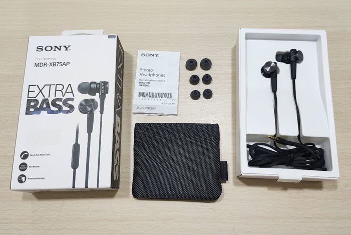 Sony Mdr Xb75ap Extra Bass In Ear Headphones (3)
