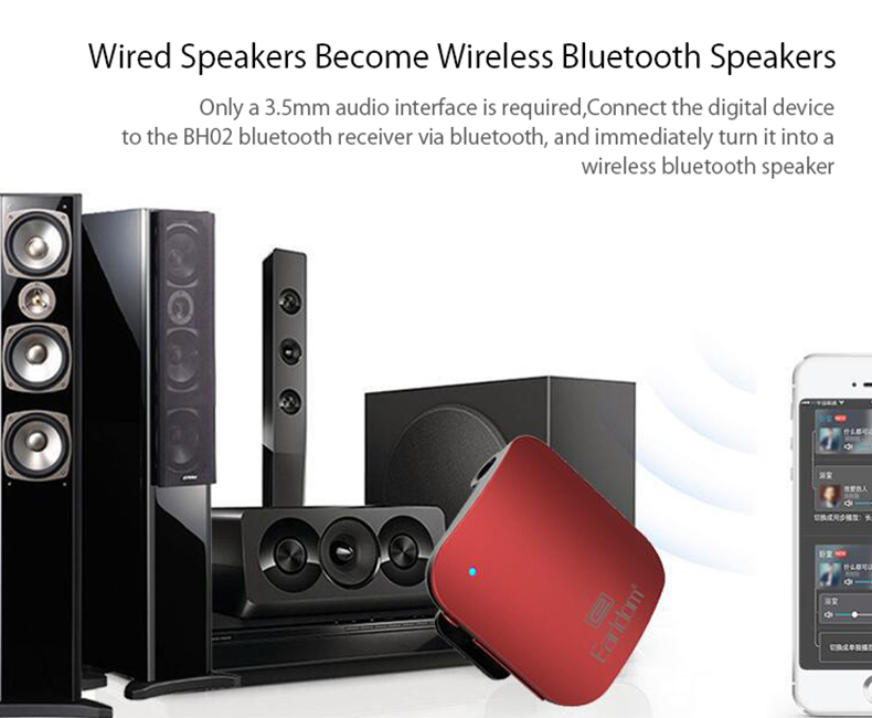 Earldom Bh02 3 In 1 Bluetooth Earphones Collar Clip Music Bluetooth Car Audio Receiver (3)