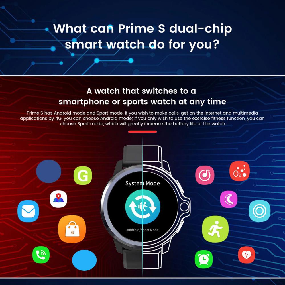Kospet Prime S Smart Watch Dual Hd Cameras 4g Watch (3)