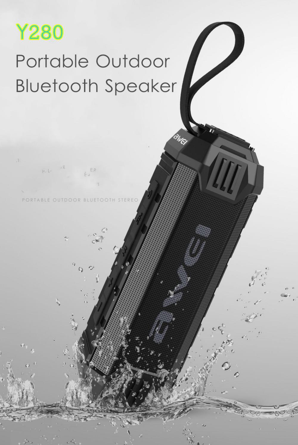 Awei Y280 Portable Waterproof Bluetooth Speaker (3)
