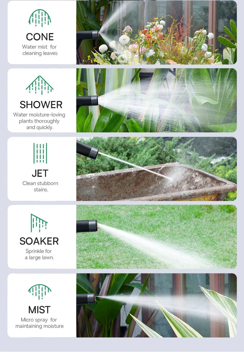 Baseus Gf4 Horticulture Watering Spray Nozzle Spray (3)