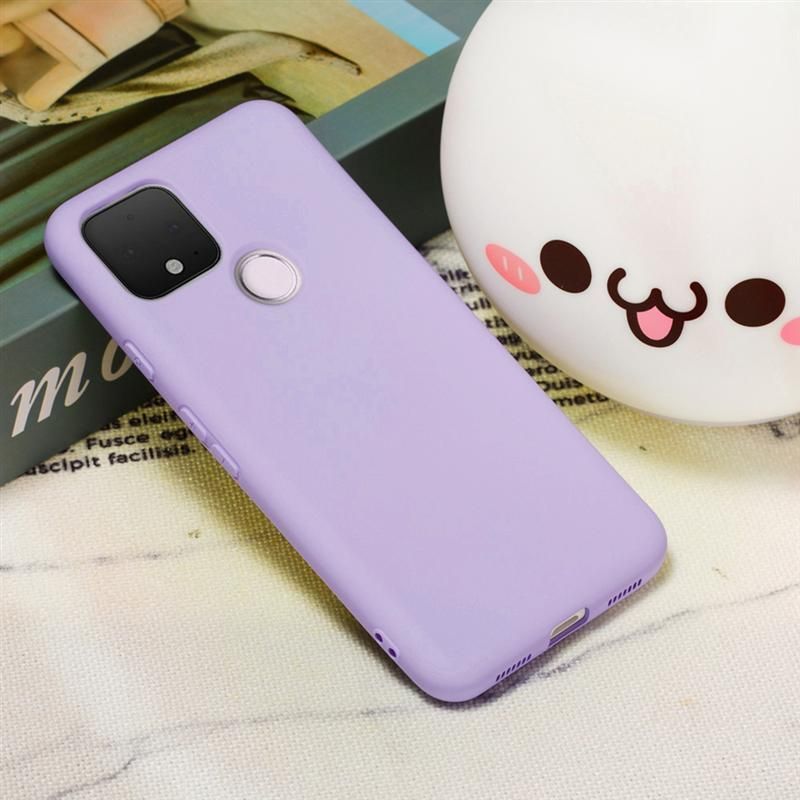 Colorful Silicon Bumper Protective Case With Lanyard For Google Pixel 4a Pixel (