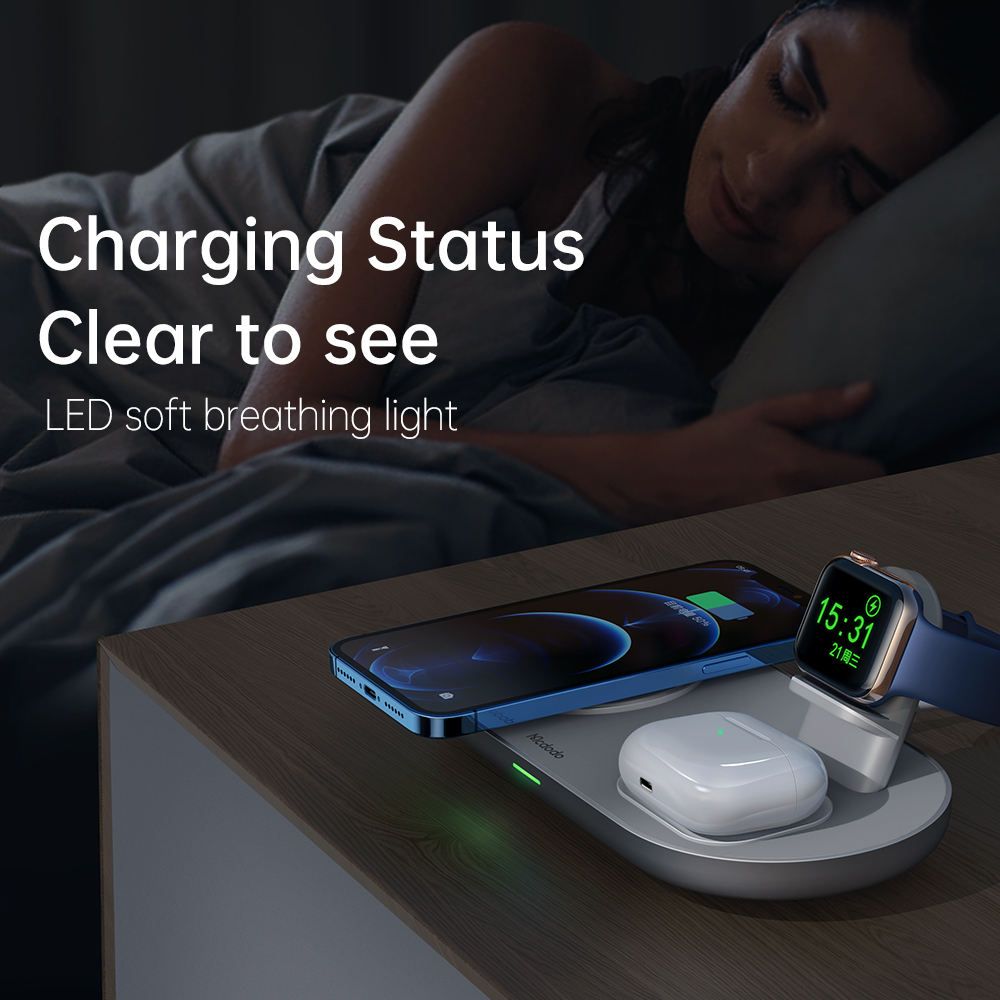 Mcdodo Ch 7060 Mdd Magnetic 3 In 1 Charging Dock Multi Function Wireless Charger Charging Station (9)