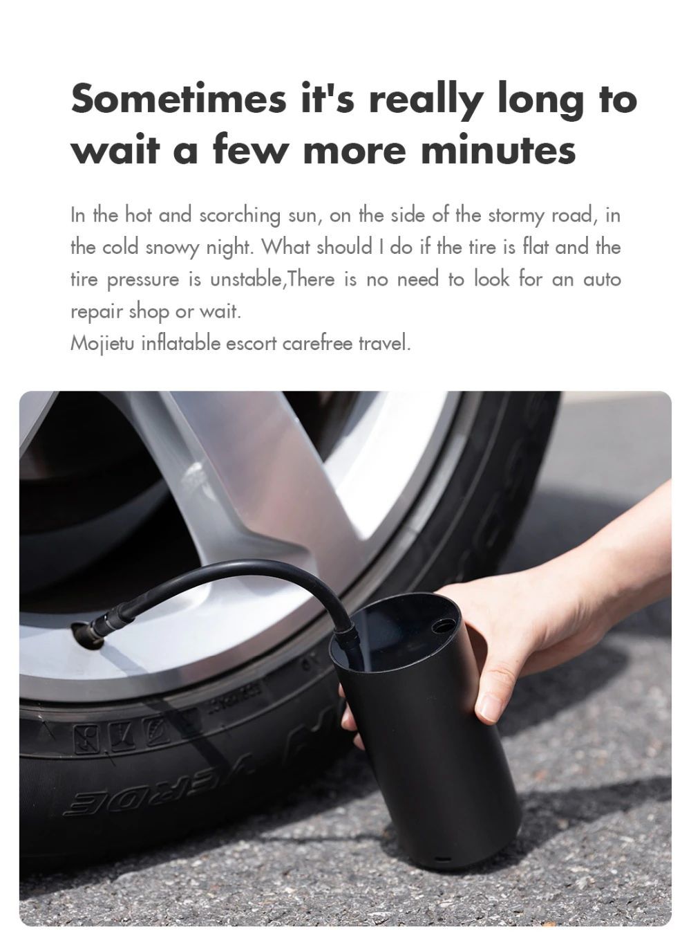 Xiaomi Roidmi Mojietu Portable Smart Digital Tire Pressure Detection Elect (8)