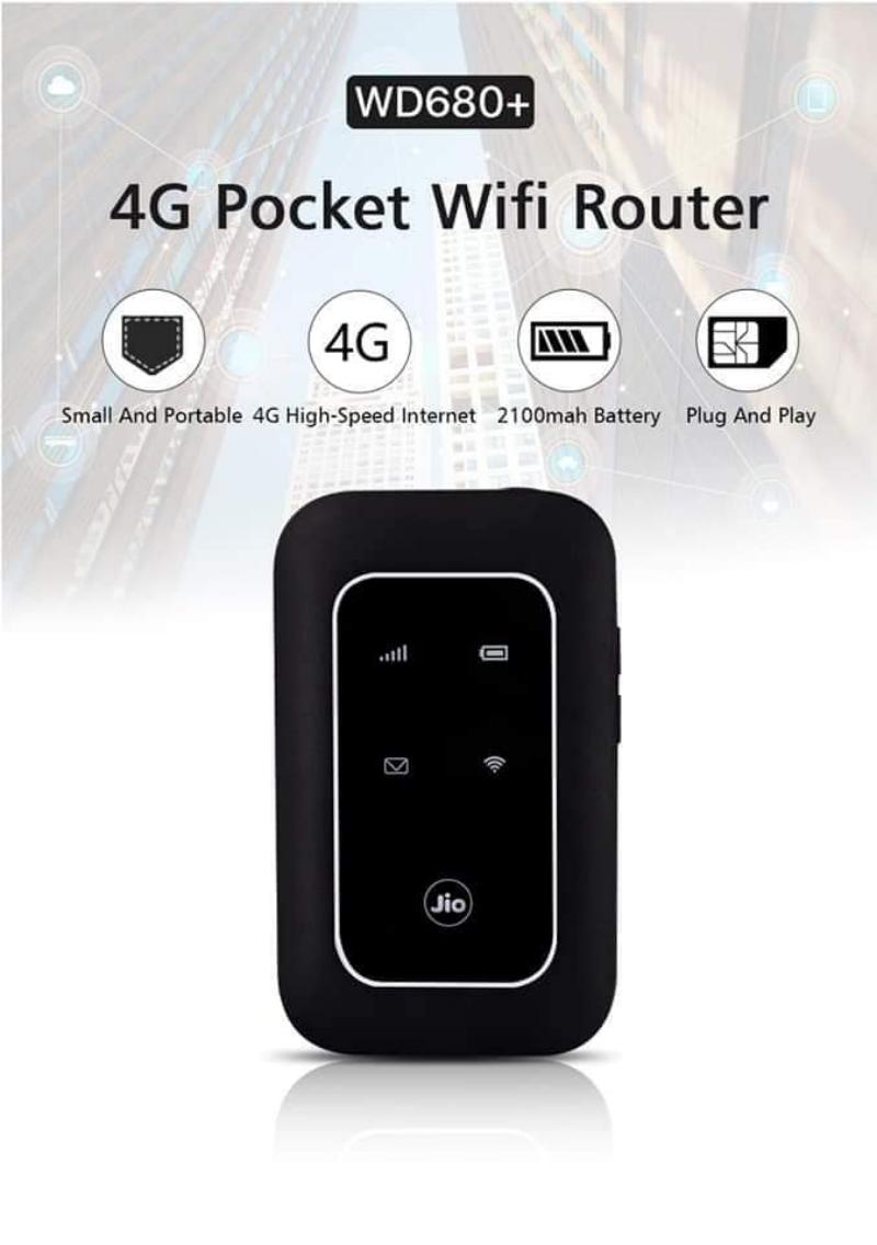 Jio Wd680 Lte Advanced Mobile Wi Fi Hotspot Pocket Router (1)