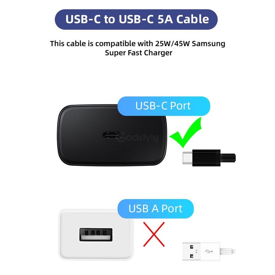 Samsung Type C To Type C Pd Fast Charging 45w Cable (4)