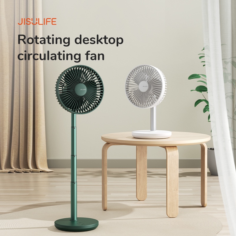 Jisulife Fa13p Oscillating Extendable Desk Fan 8000mah New Upgraded (1)