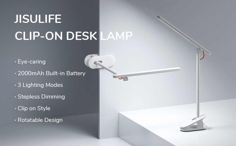 Jisulife La01 Foldable Clip Design Lamp (3)