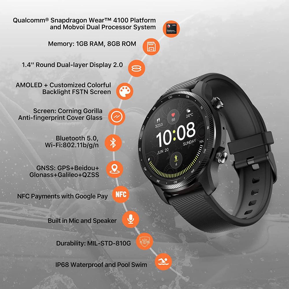 Ticwatch Pro 3 Ultra Gps Smartwatch (5)