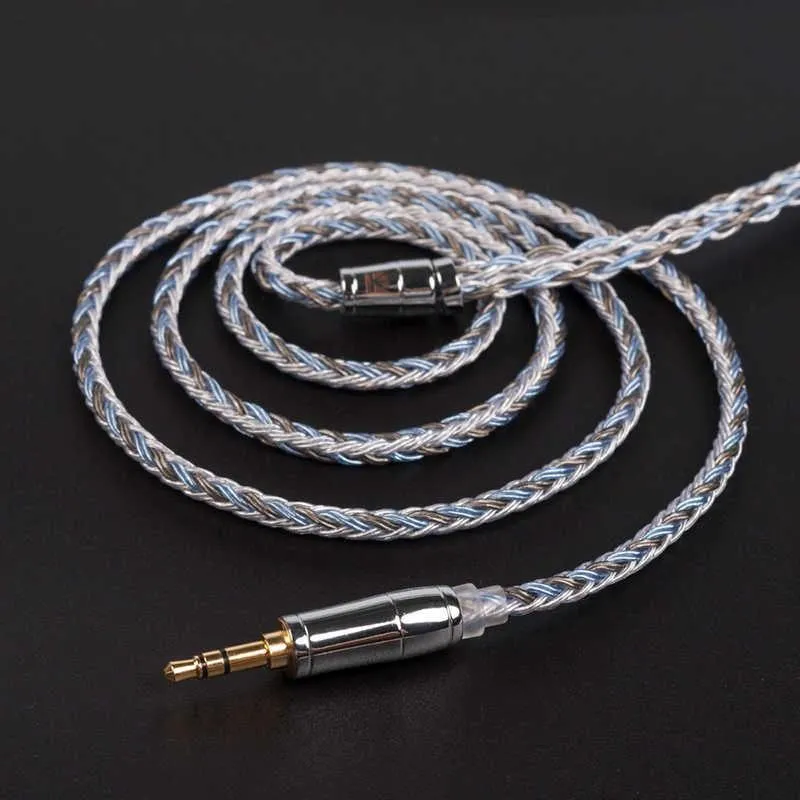 Kbear 16 Core Earphone Upgraded Silver Plated Copper Cable (4) Result