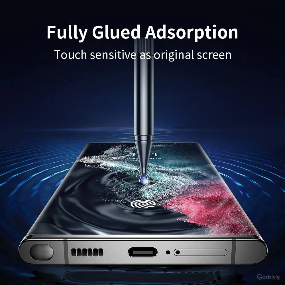 SmartDevil Full Glue UV Tempered Glass Protector for Samsung Galaxy S23 Ultra