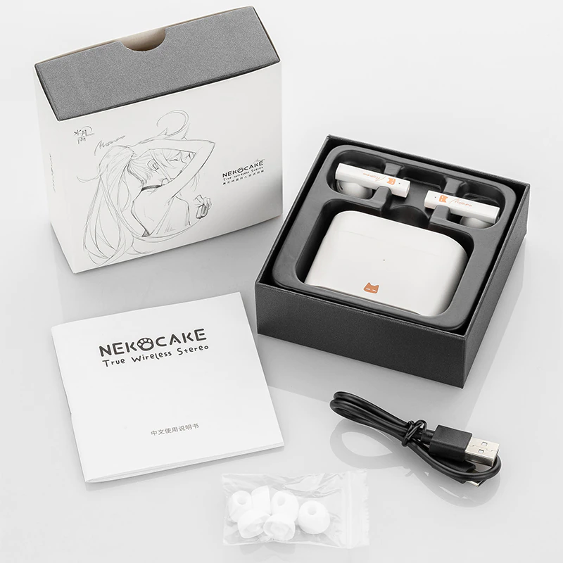 Moondrop Nekocake White 13mm Dynamic Driver Anc Bluetooth 5 2 (3)