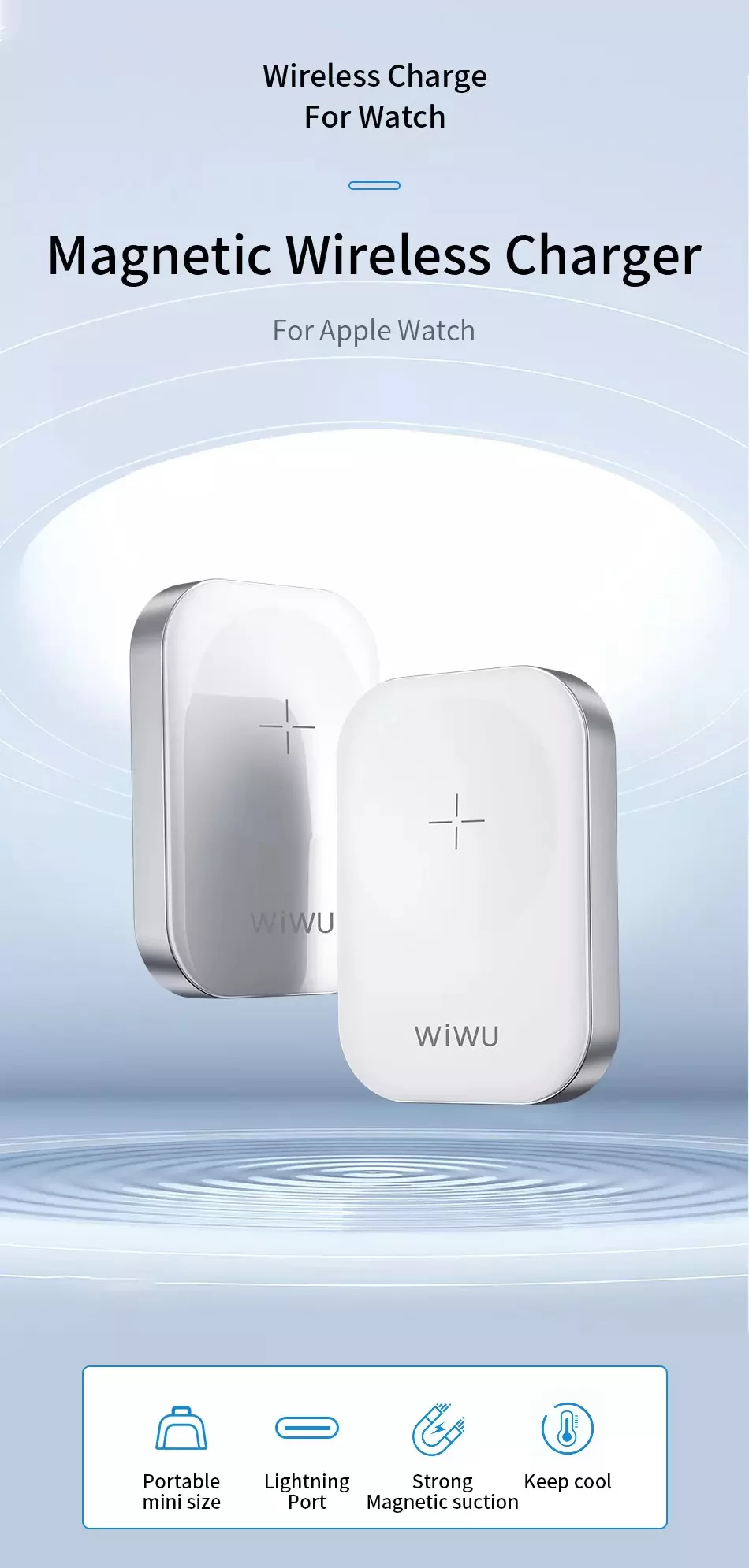 Wiwu M16 Wireless Charger For Apple Watch (2)