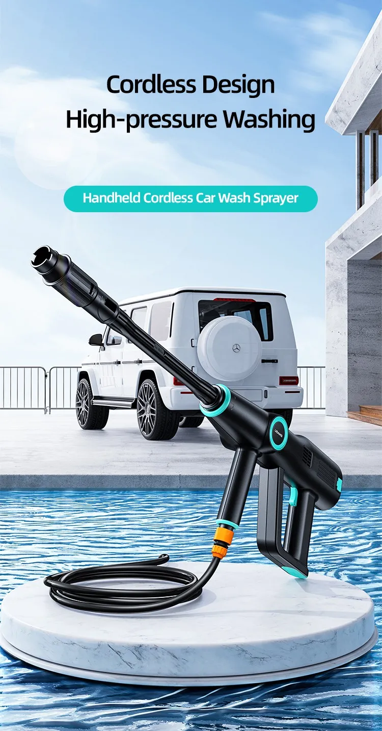Usams Us Zb252 Portable High Pressure Pressure Washer Gun Spray Car Cleaning (1)