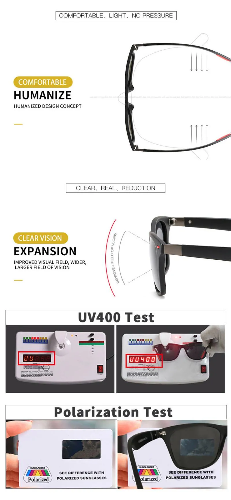 Uv400 Classic Mens Polarized Sunglasses (3)