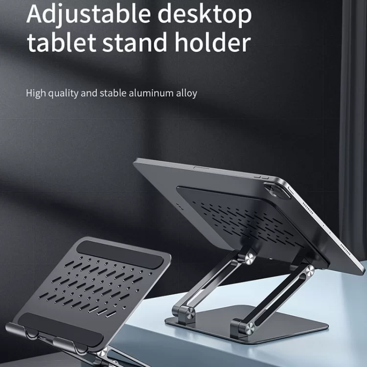 Wiwu Zm105 Double Layer Stepless Adjustable Desktop Tablet Mobile Folding Stand (4)