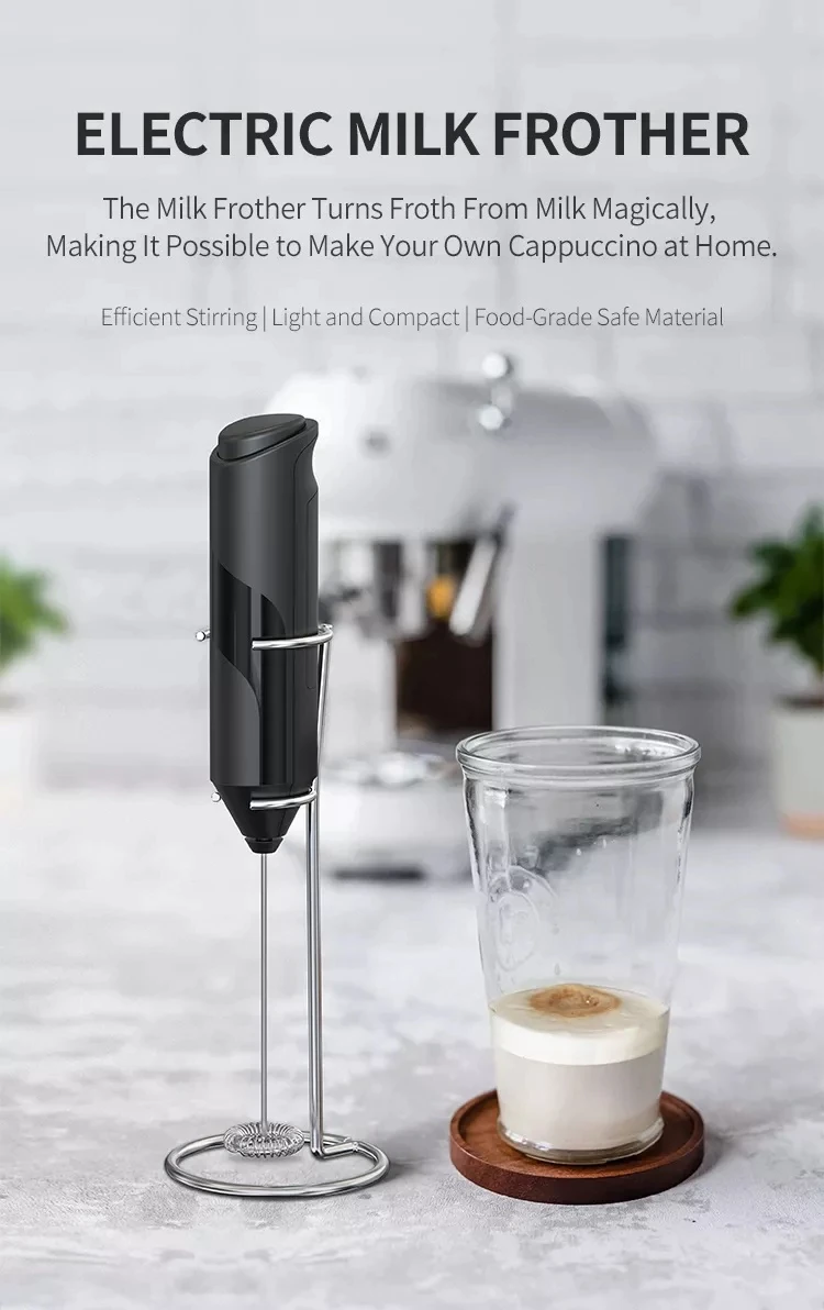 Youpin Circle Joy Mini Electric Stainless Steel Automatic Milk Frother (2)