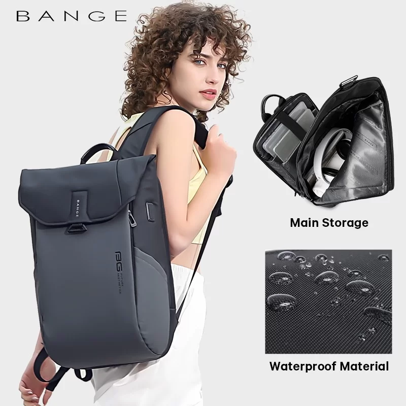 Bange Bg 2575 Anti Theft Backpack Usb Charging Laptop Bag Waterproof Travel Bag (5)