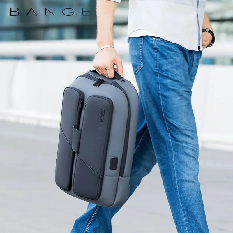 Bange Bg 7238 Waterproof Fashion Slim Laptop Backpack (6)
