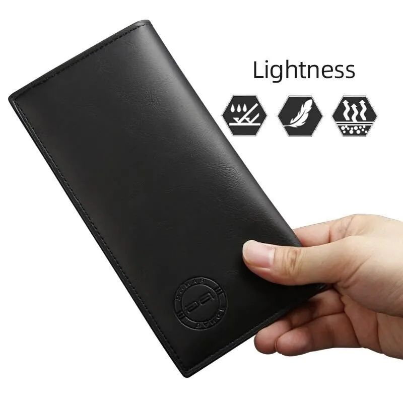 Bange Mens Leather Wallet Clutch Bag Waterproof Wallet Multi Function Card Holder (1)