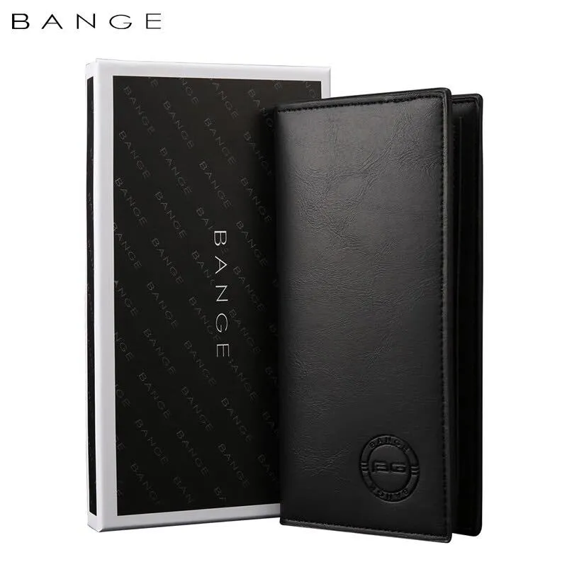 Bange Mens Leather Wallet Clutch Bag Waterproof Wallet Multi Function Card Holder (4)