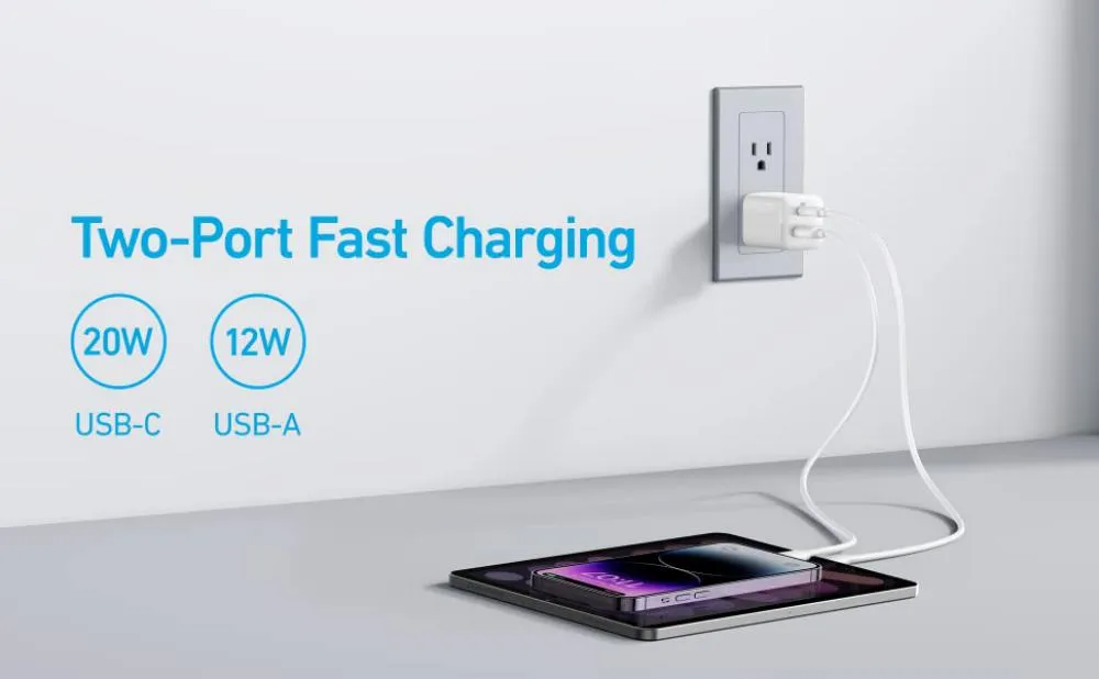 Anker 323 33w Dual Port Foldable Wall Charger (3)