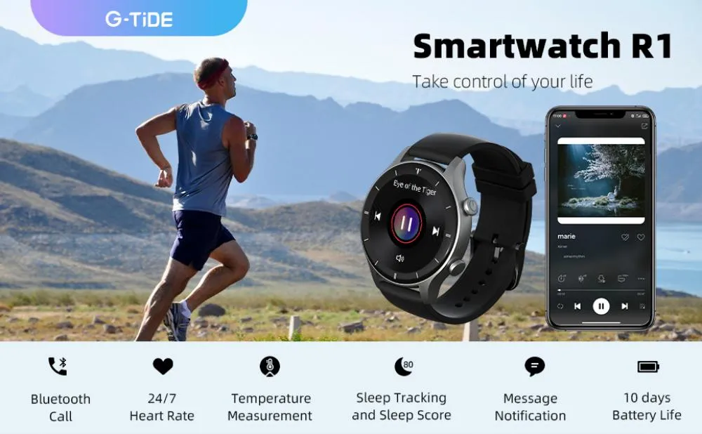G Tide R1 Bluetooth Calling Smart Watch (5)