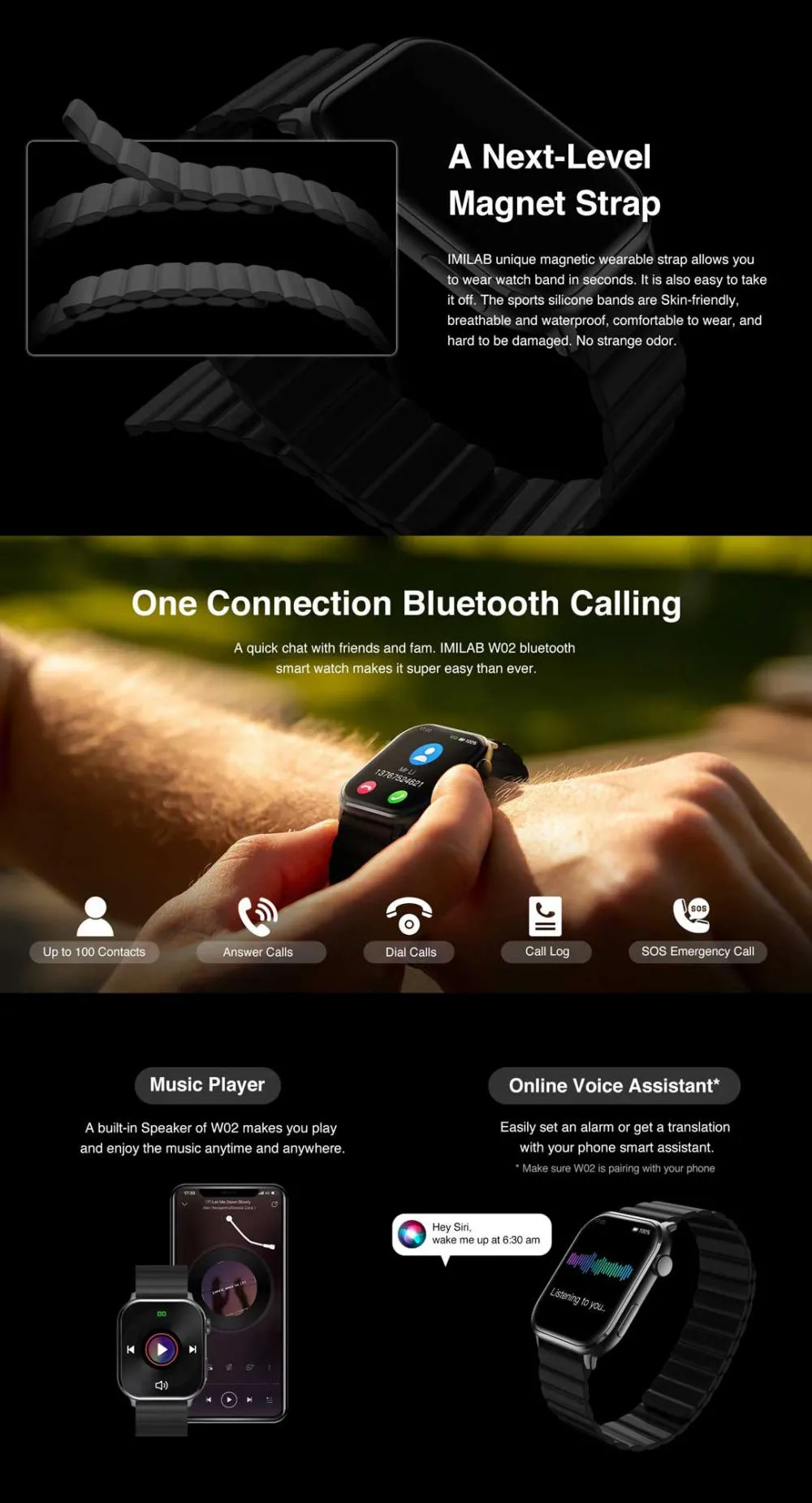Imilab W02 Bluetooth Calling Smart Watch (4)