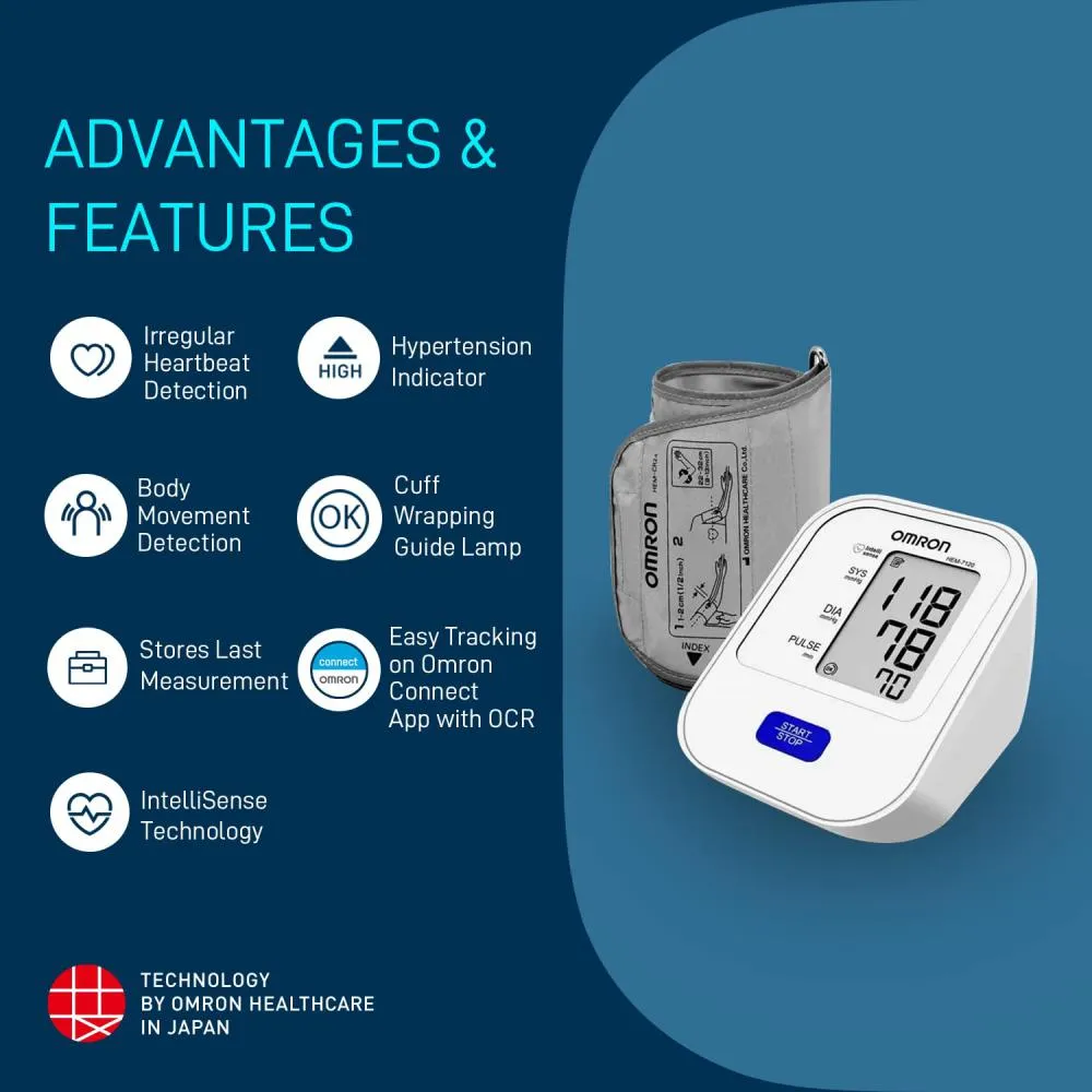 Hem 7120 Automatic Blood Pressure Monitor (4)