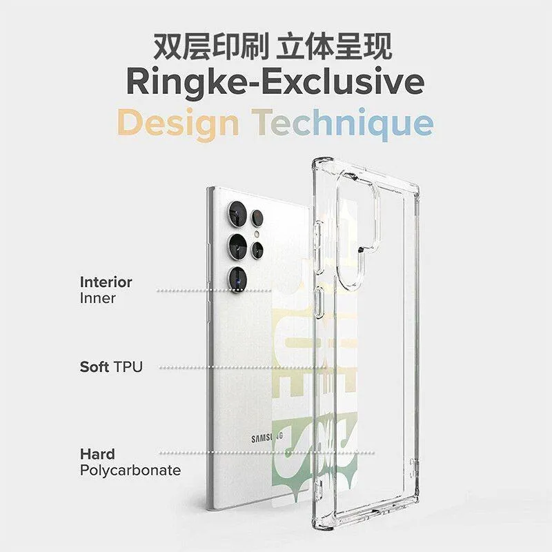 Ringke Seoul Fusion Hard Pc Back Tpu Clear Case For Galaxy S22 Ultra (2)