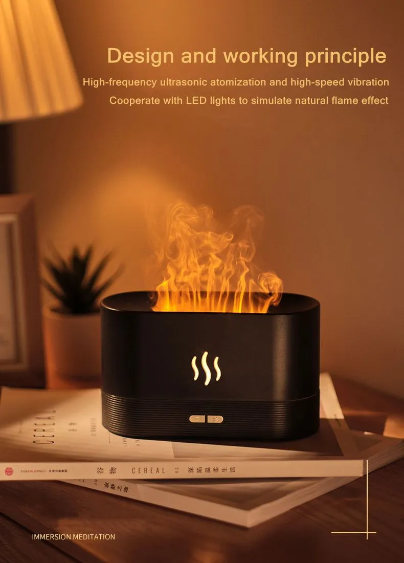 Dq701 Flame Effect Air Mini Humidifier With Night Light (2)