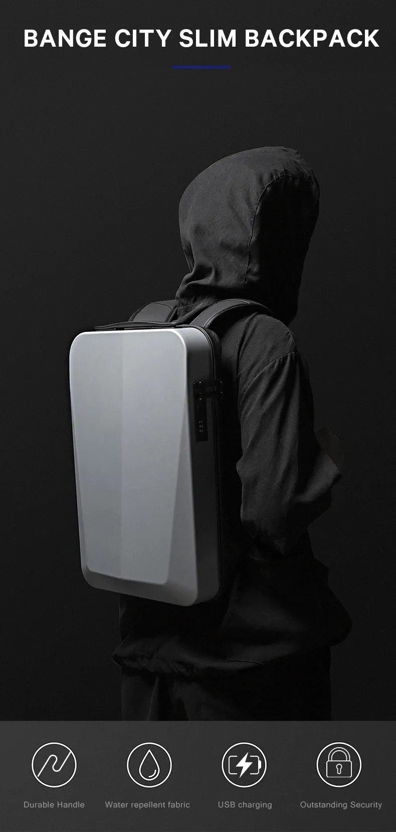 Bange Bg 22201 Backpack Business Durable Laptop Backpack 15 6 Inch (2)