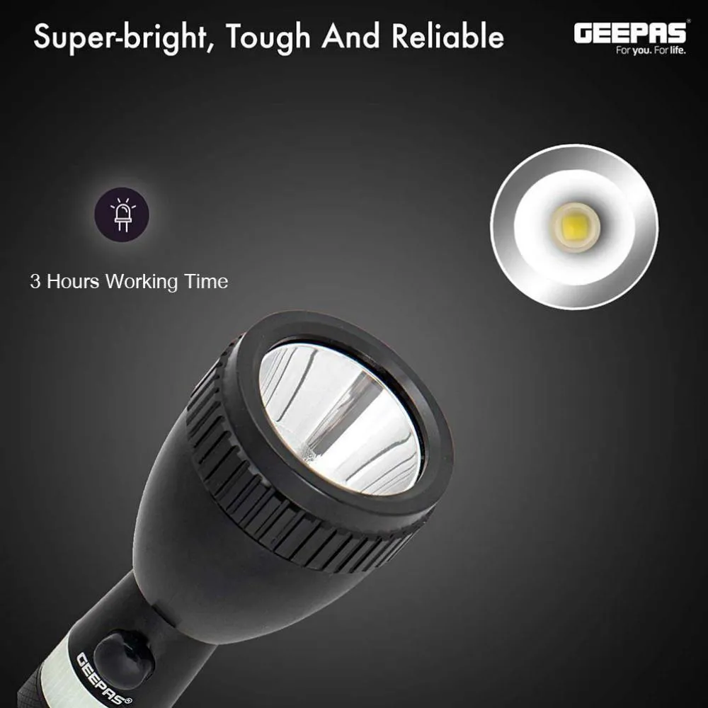 Geepas Gfl3827n Rechargeable Led Flashlight (1)