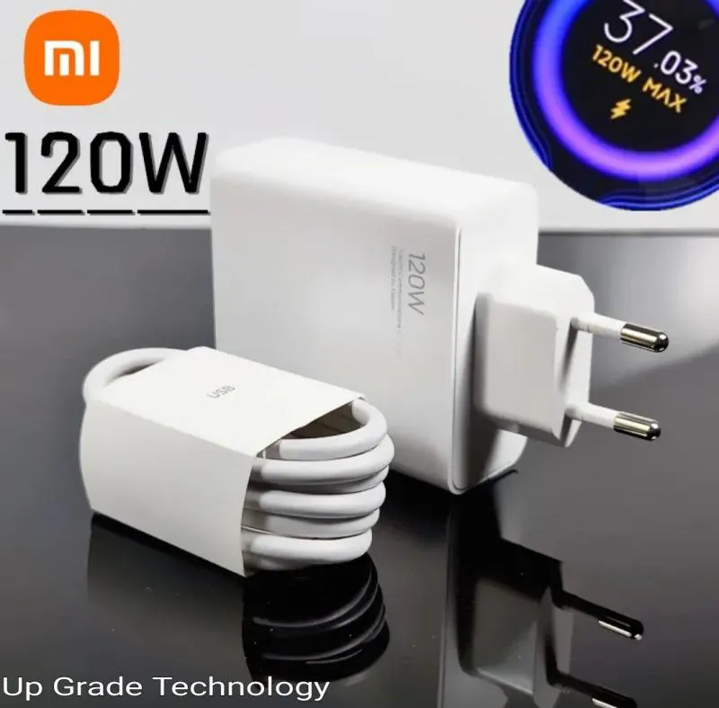 Mi Xiaomi 120w Hypercharge Adapter With Cable (1)