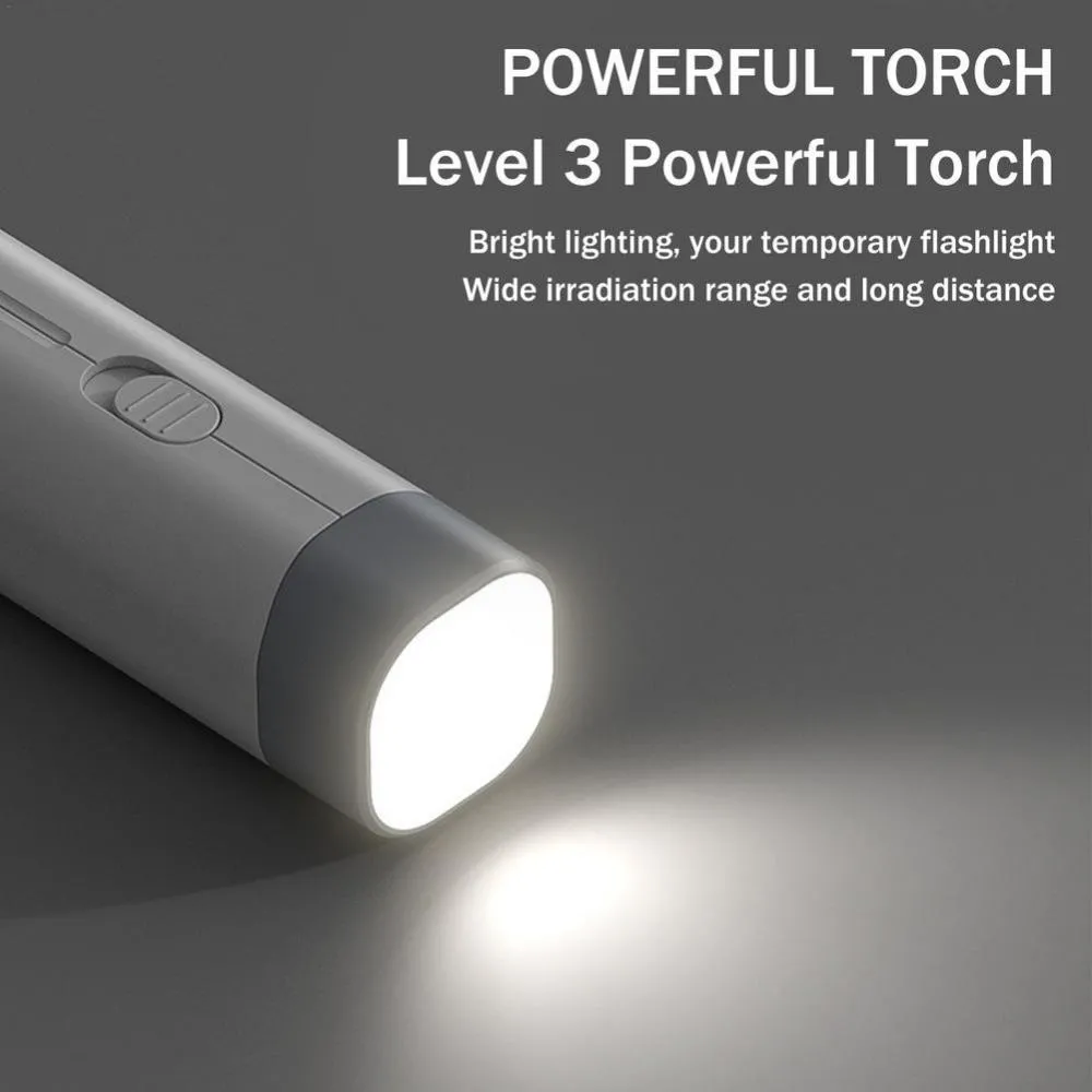 D16 Multifunctional 3 Brightness Table Lamp Portable Flashlight Mobile Phone Holder Power Ba (