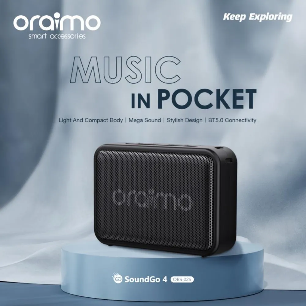 Oraimo Obs 02s Soundgo 4 Ultra Portable Wireless Speaker (2)