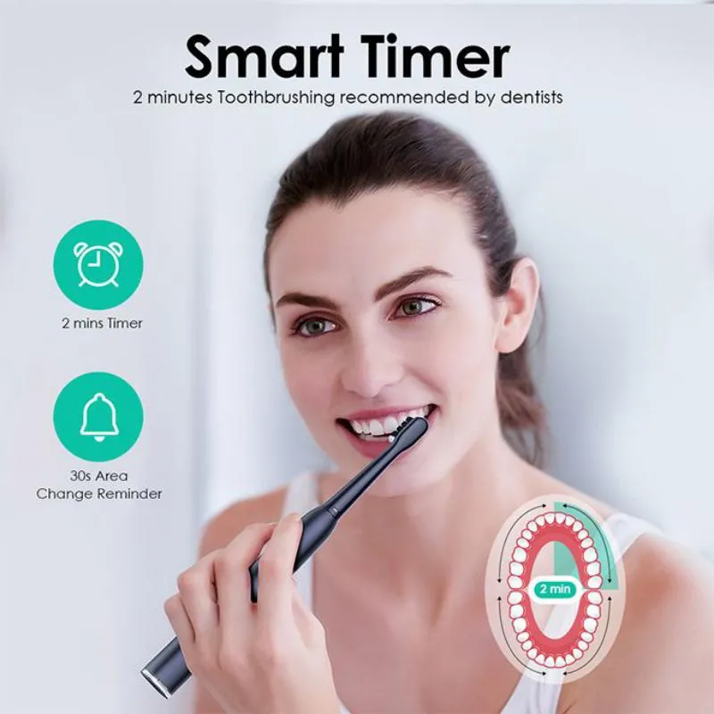 Oraimo Smartdent C3 Smart Timer Soft Dupont Bristles Powerful Sonic Cleaning Electric Too ( (4)
