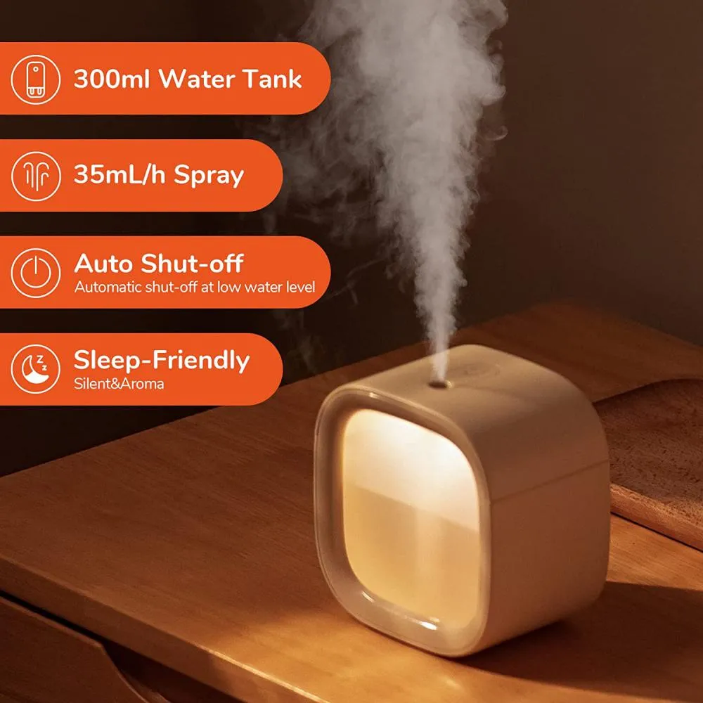 Jisulife Hu18 Mini Aromatherapy Diffuser Cool Mist Humidifiers 1200mah (8)