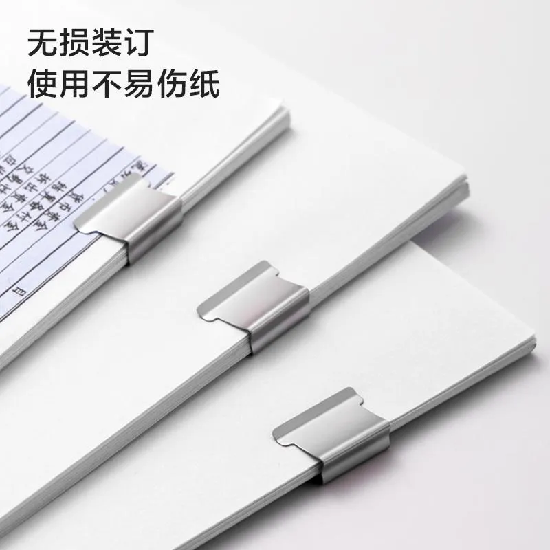 Deli Paper Clip Dispenser Stapler With 50pcs Metal Refill Clips File Document Clamp Bin (7)