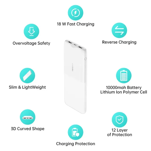 Oppo 10000 Mah 18w Super Fast Charging Power Bank (1)