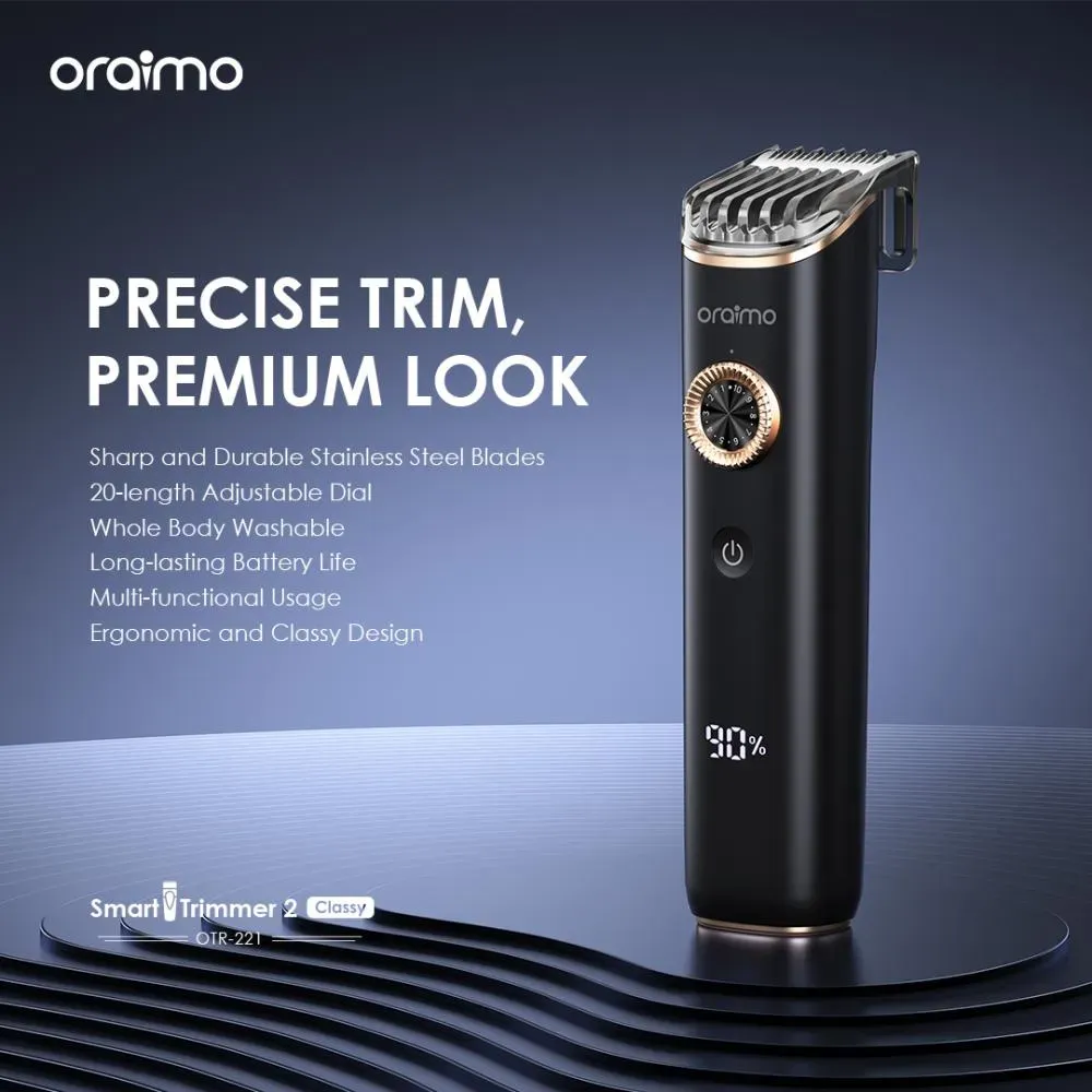 Oraimo Otr 221 Smarttrimmer 2 Multi Functional Beard Trimmer (2)