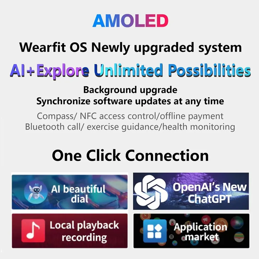 HK9 Ultra 2nd gen AMOLED Smart Watch with ChatGPT 2.0 - Rainbow Gadget