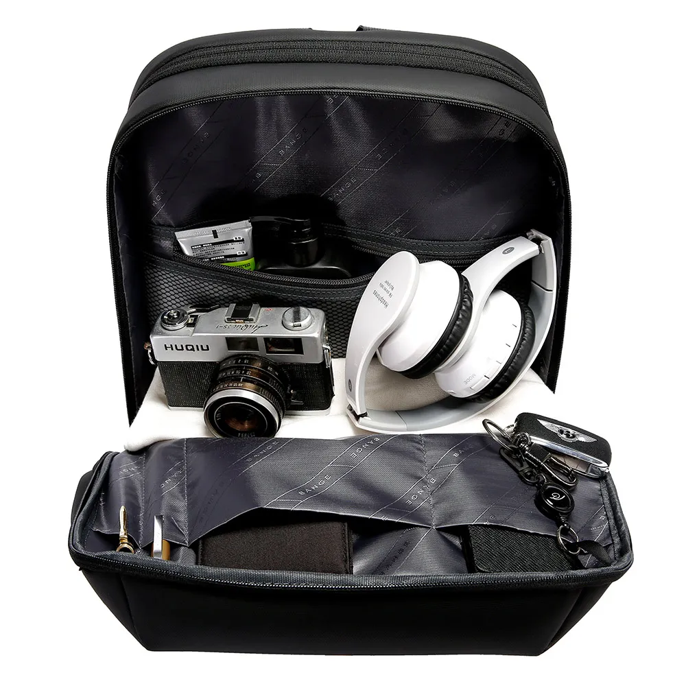 Bange 7677 Premium Quality Laptop Bag Laptop Backpack Anti Theft Ykk Zipper (1)