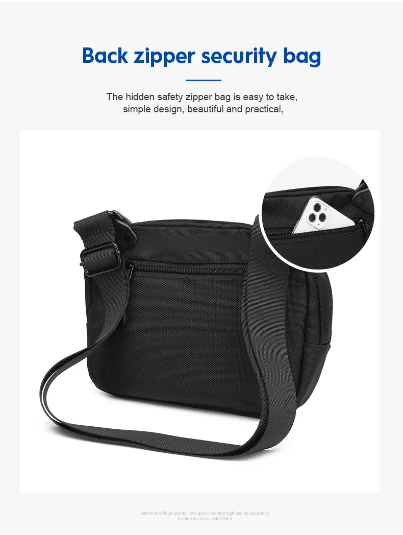 Ozuko 9396 Portable Messenger Bag Men Outdoor Polyester Men Business Bag (1)
