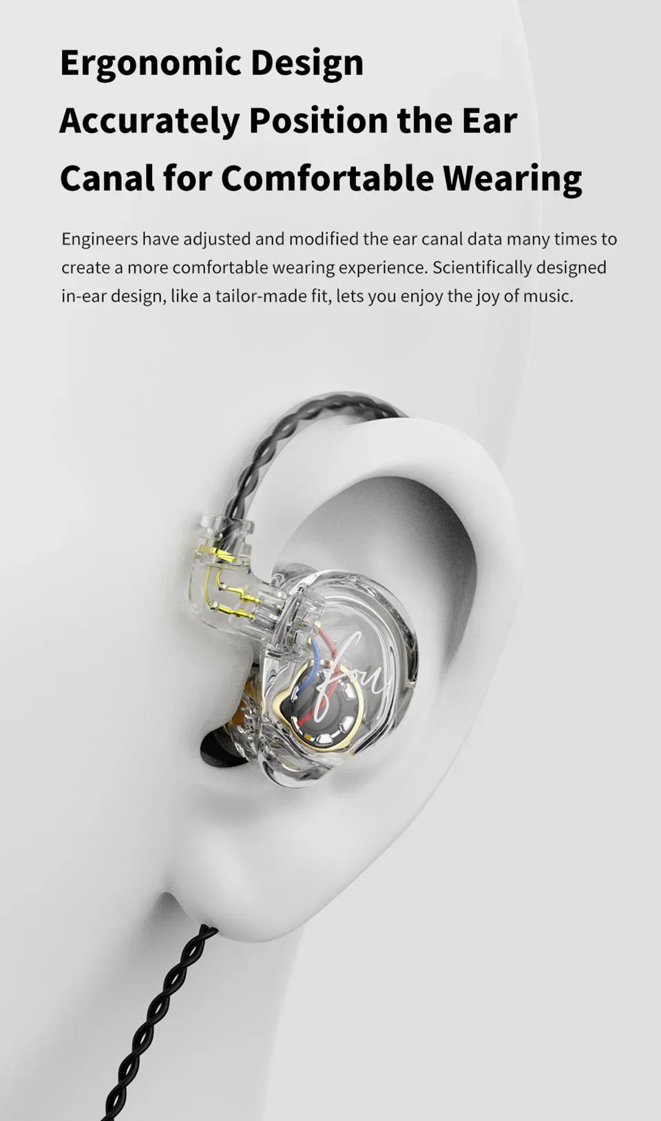 Trn Cs4 10mm Dual Magnetic Circuit Dynamic Drive In Ear Earphones (2)