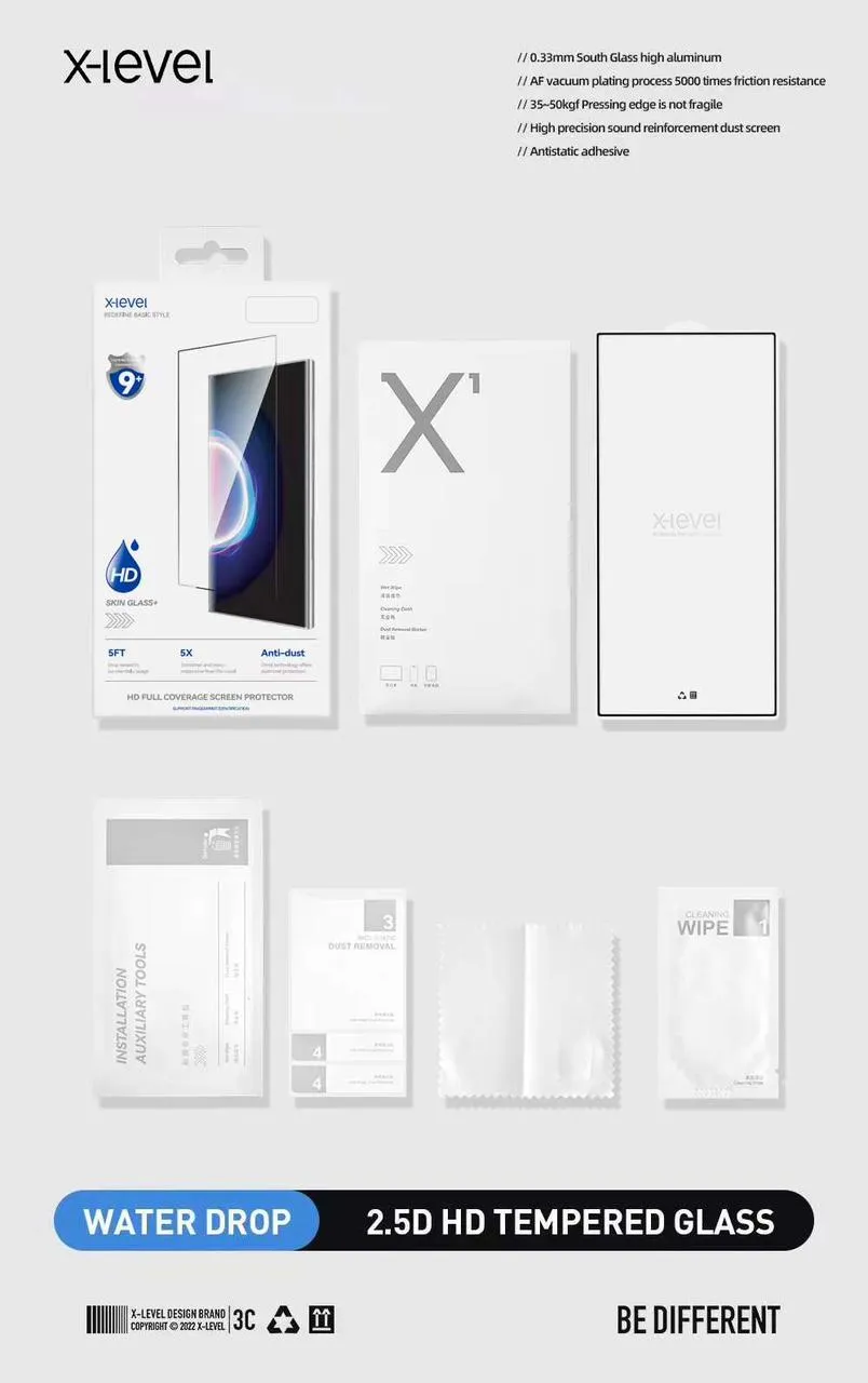 X Level Hd Full Covered Screen Protector For 24 Ultra (2)