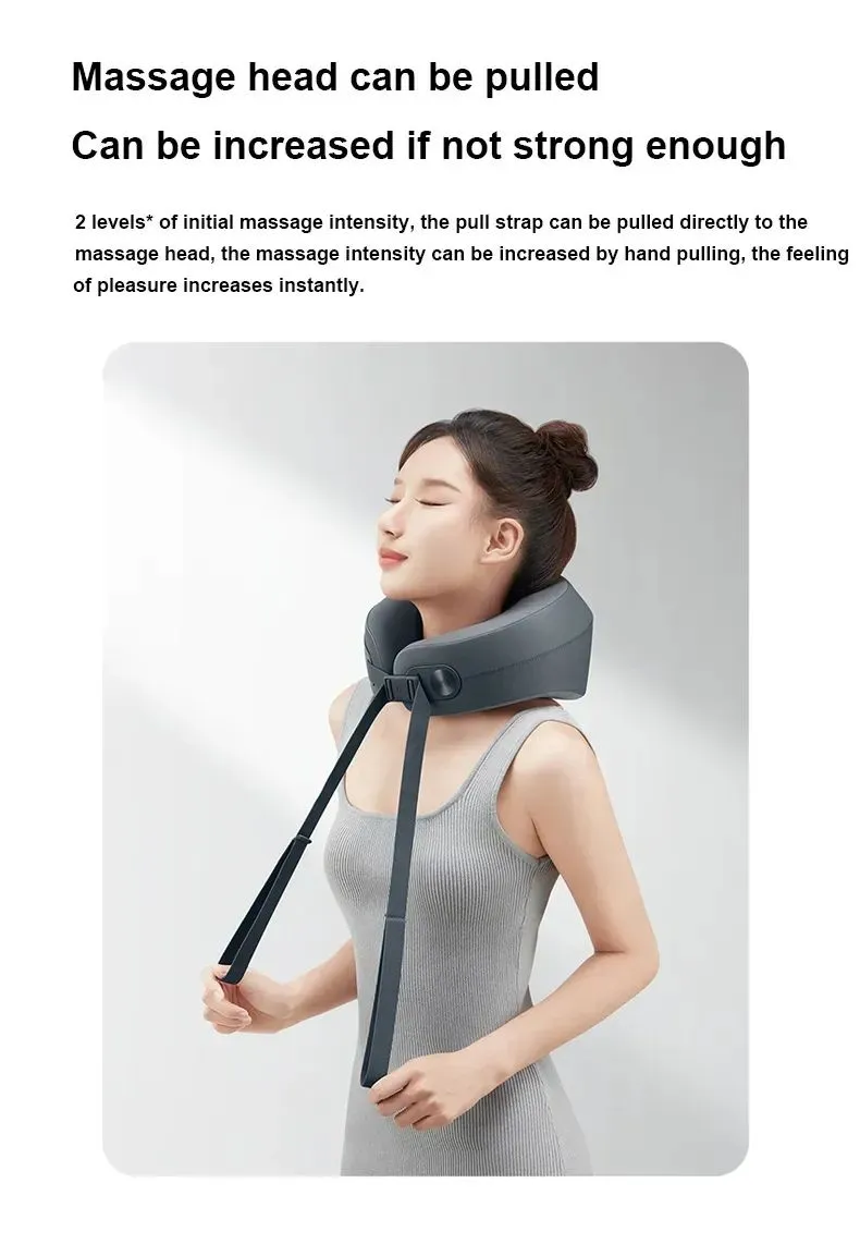 Xiaomi Mijia Smart Neck Massage Relief Neck Shoulder Pain Work With Mi Home App 2550mah (1)